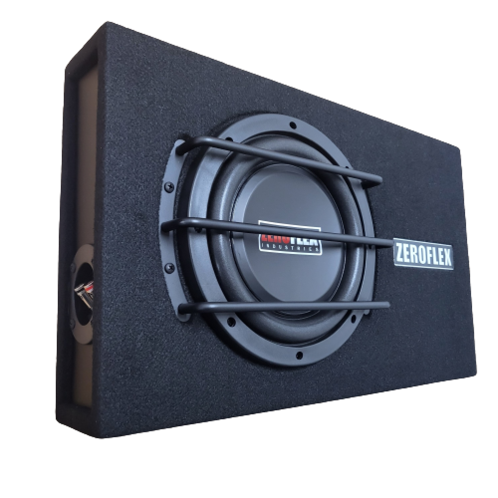 ZeroFlex 8" Slimline Subwoofer In Box 2OHM Fab Car Audio