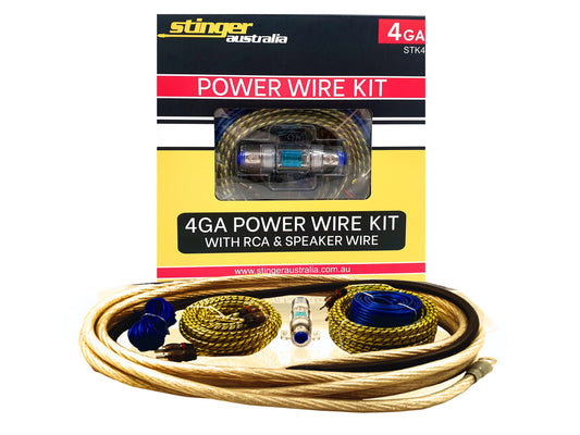 Stinger Australia 4GA Amplifier Wiring Kit